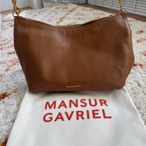 Mansur Gavriel Brown Shoulder Bag